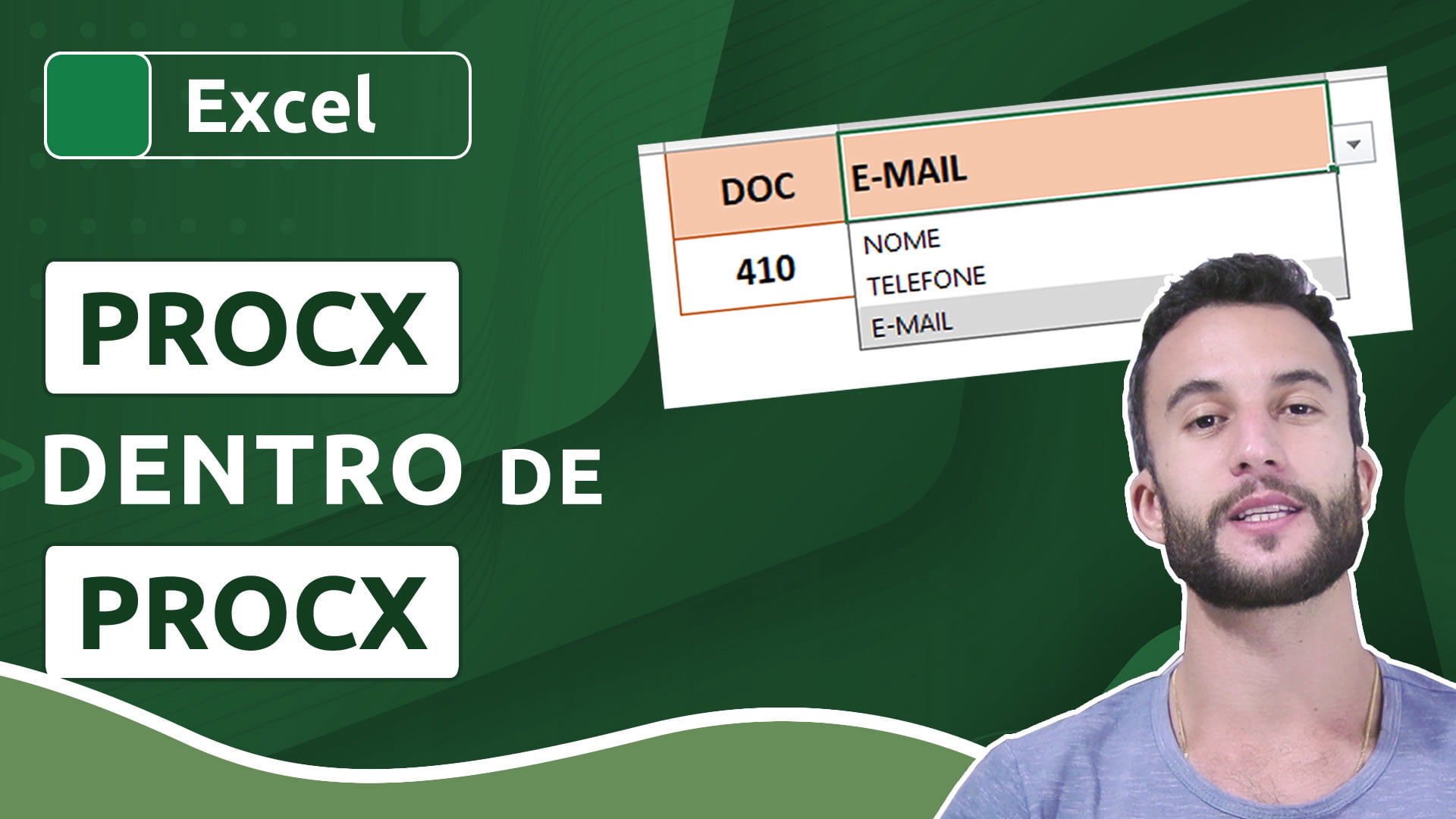 Como fazer busca dois critérios usando PROCX no Excel