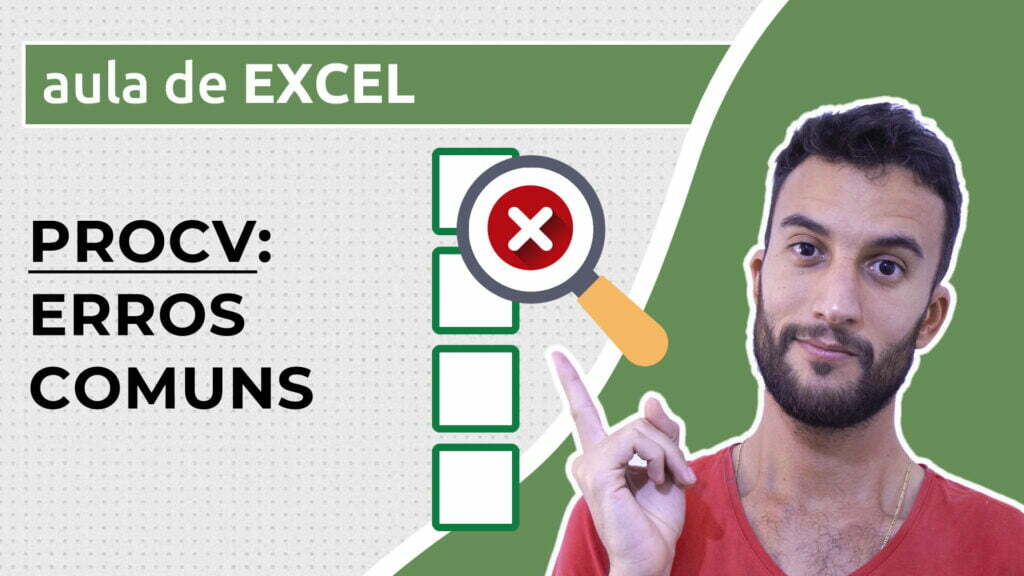 Erros comuns ao usar a função PROCV no Excel
