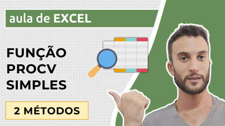 Função PROCV simples no Excel - Excel Descomplicado