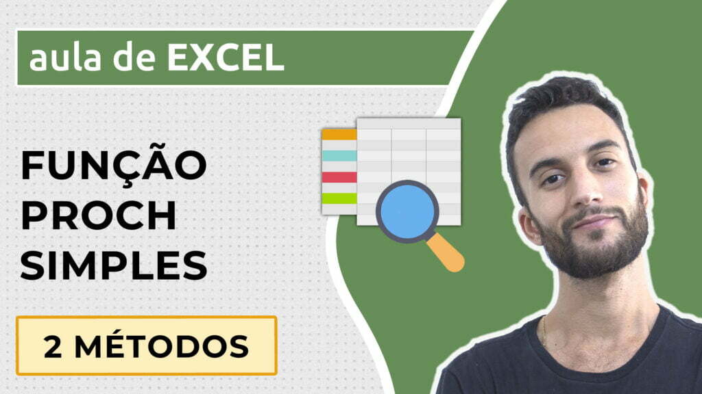 Função PROCH simples no Excel - Excel Descomplicado