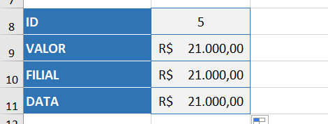 PROCH com autopreenchimento aplicado depois de referência absoluta na fórmula