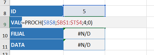 Função Proch Busca Horizontal No Excel 9339