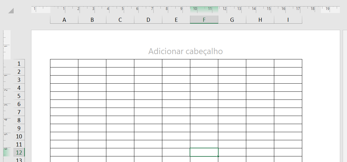 Modo de exibição Layout da Página