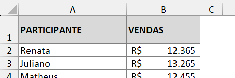 Regras removidas do cabeçalho