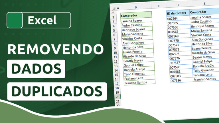 Como remover dados duplicados no Excel