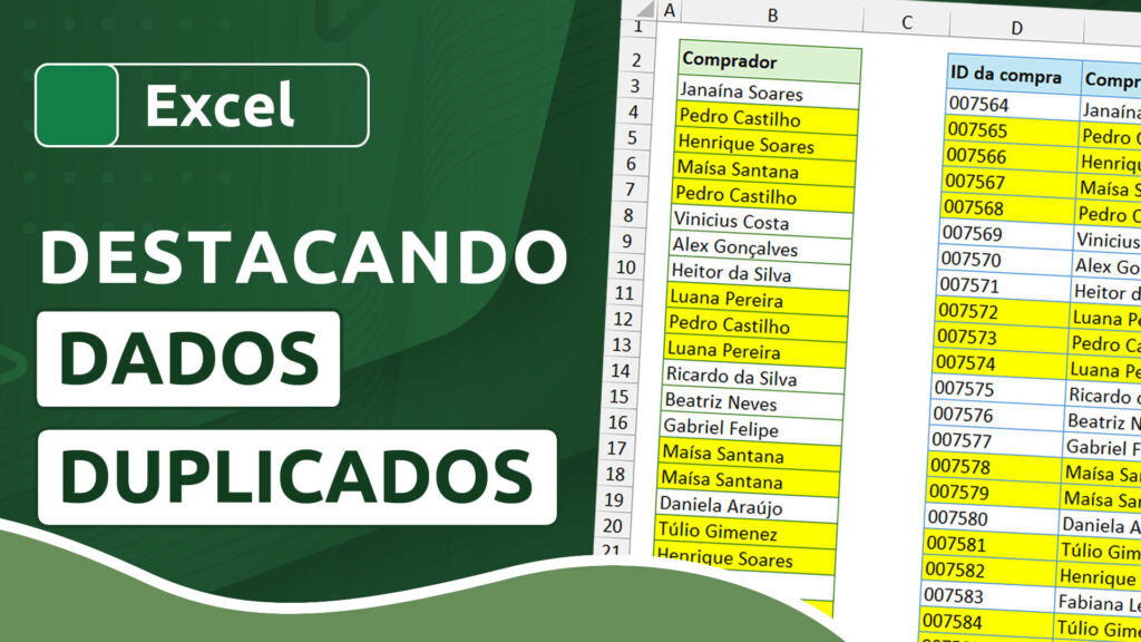 Como destacar dados duplicados no Excel