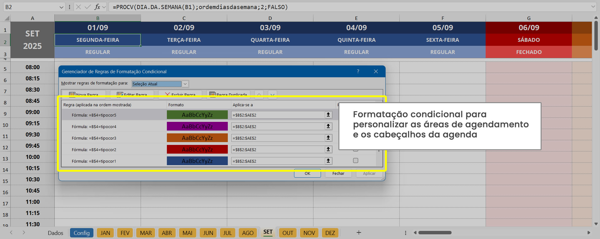 03 - formatação condicional