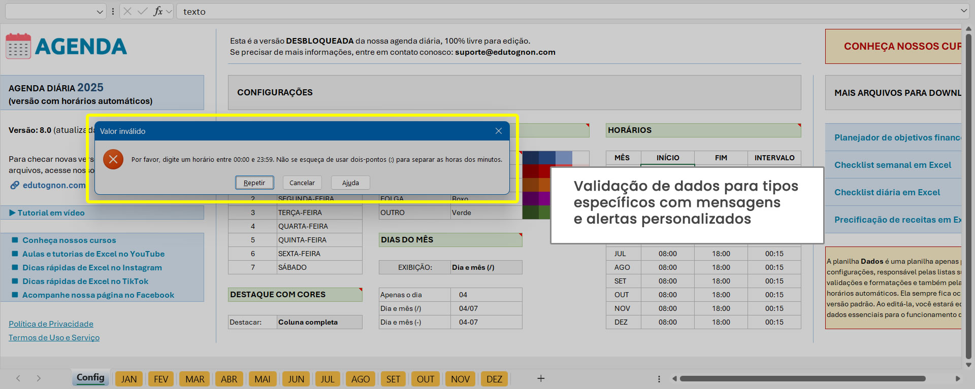 07 - validação com mensagens e alertas