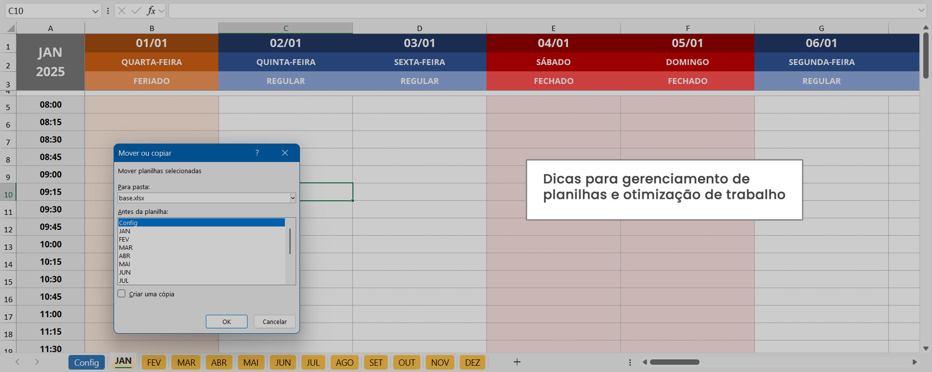 09 - gerenciamento de planilhas