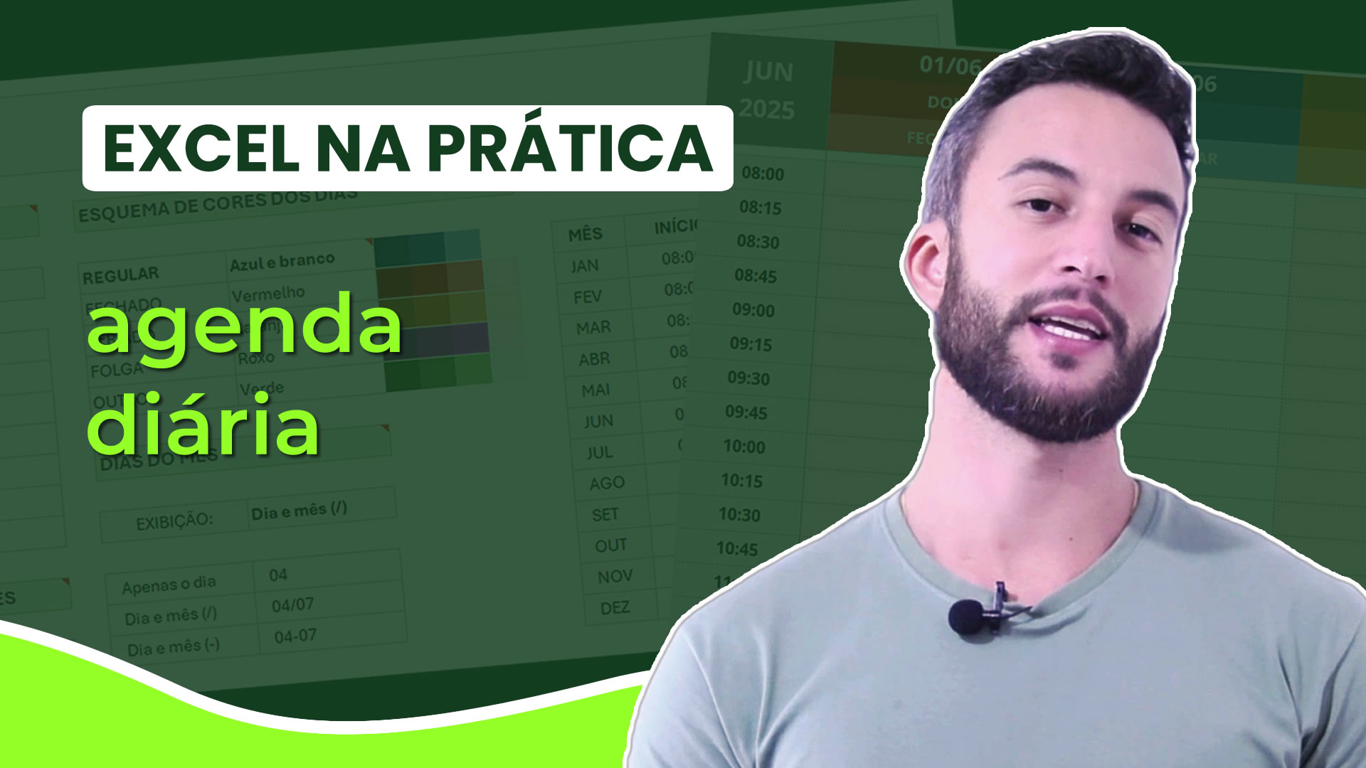 Curso Excel na Prática - Agenda Diária