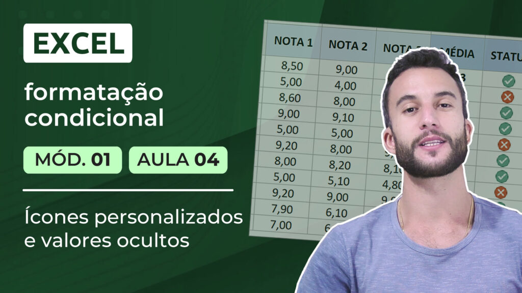 Formatação Condicional no Excel - MOD 01 AULA 04